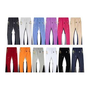 Wysokiej jakości designerskie galerie dżinsy dżinsy Depts Spodnie dresowe litery Drukuj para kobiet męskich luźne wszechstronne spodnie proste