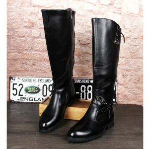 Botas masculinas MOOTE MOOTE MOOTS MOOTS BOTAS LONGO LONGO BLAT BLATE CHAETHEL SHOPS SLUBE AUTONO DE COWBOY BOOT ZAPATO HIGH BOTA