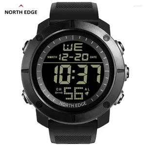 Armbanduhr North Edge Mens Digitale Uhren Armee Military World Time Alarm Sport Stoppuhr für männliche wasserdichte 50 m Armbanduhr 2024 Relogios