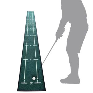 Hilfsmittel Golf-Putting-Matte Putting-Hilfen Golf-Schlagmatte Golf-Trainingshilfe Verbessern Sie die Golffähigkeiten für den Garten Hinterhof Zuhause Geschenke für Golfer