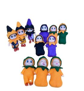 7cm bonecas elfos do bebê com braços móveis pernas casa de boneca acessórios halloween assistente elfos brinquedo para crianças 2070 t23564089