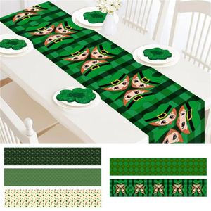 Table Cloth St. Patrick's Day Flag Restaurant Festive Decor Tablecloth Pretty Holiday Centerpiece