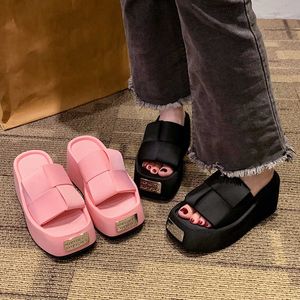 HBP Non-Brand best selling ladies heels flat shoes house women sandals trendy slides flip-flop slippers for women