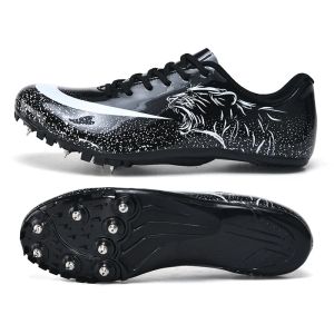 Shoes Men Women Track Field Racing 8 Spikes Sports Shoes Breathable Professional Hard Grip Running Sprint Training Sneakers