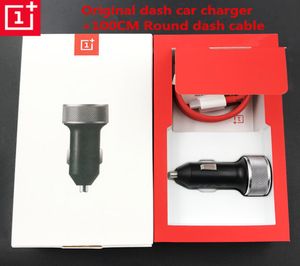 Original Dash Charging Car Charger med original 1m 1 Dash Typec -kabel snabb snabb laddning för 6T 6 5 3T 3 One Plus Six8934220