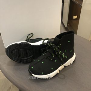 Modedesign barn strumpskor för flickor pojkar som kör casual sportskor utomhus anti-slippery stickade stövlar barn strumpor sneakers