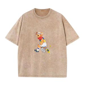 デザイナーのユニークなデザインポロシャツ、新品および古いクラフトTシャツ、純粋な綿の印刷は夏の半袖を特徴としています