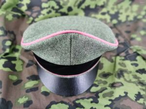 Berretti EMD Cappello in lana Pelle di vacchetta Scudo solare Rosa