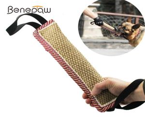 Benepaw Drable Bite Tug Dog Toys Interactive 2 Handle Strong Pull Medium Large Pet Rep Toys Training German Shepherd Y2003302886184