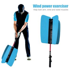 Aids Golf Speed Practice Training Fan Wind Resistance Golf Club Swing Strength Power Trainer Aids Golfer Accessories