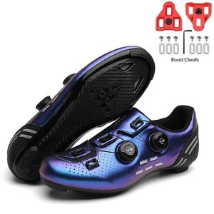 MTB Flat Shoes with Clits Man Speed Route Cycling Sneakers Women Road Dirt Bike Footwear Biking Calas Racing Bicycle Spd Cleat 240312