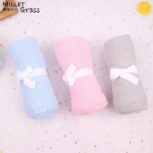 Coperte Coperta per neonati Born Cotton Super Soft Kids Month Swaddle Infant Wrap Asciugamano da bagno Ragazza Ragazzo Copertura per passeggino