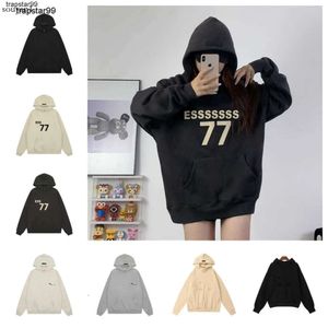 Fo Hooded New Composite Line 8 번째 시즌 미국 스포츠 레저 편지 남성과 여성 커플 Hoodie Tide Brands-XL 뒤에서 느슨합니다.