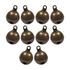 Party Supplies 10Pcs DIY Copper European Retro Bracelet Necklace Bells Handmade Christmas Tree Ornaments Home Wedding Decor