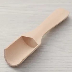 Spoons 6pcs Wooden Scoops Bath Salt Tea For Candy Spices Laundry Coffee Beans 2 8 11cm