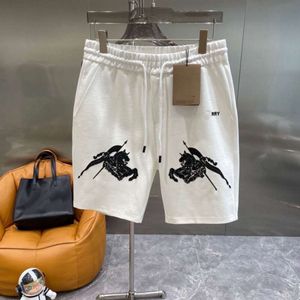 Luxo Summer Men Shorts Designer calças mensagens de cor sólida impressão gráfica de alfabetismo reto de tamanho grande calça