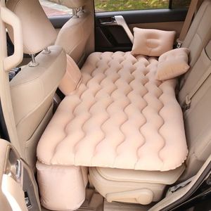 Airbed Hanehalkı Dış Mekan Tek Çift Hava Yatağı Kalınlaştırılmış Katlanır Şişirilebilir Yatak Uyku Dinlenme Araba SUV Seyahat 240311