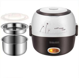 Rostfritt stål 200V Electric Bento Lunch Box Cooker Isolering Värme Office School Picnic Portable Food Container Warmer SH19097909314