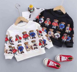 Spring Autumn Baby Boys Girls Clothes Cotton Hoodies Sweatshirt Children Kids Casual TShirt Sportswear Infant Clothing 2109037591536