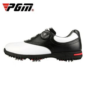 Buty pgm męskie buty golfowe oddychające butów sportowych z mikrofibry Mesh Spikes Autumn Wodoodporne wodoodporne buty sportowe buty swobodne buty