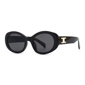 Модные дизайнерские солнцезащитные очки в стиле ретро, овальная оправа, классические очки, уличные пляжные солнцезащитные очки для женщин