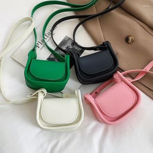 Omuz Çantaları Moda Basit Şeker Renk Mini Sevimli Crossbody Bag Ladies Taşınabilir Ruj Makyaj Kozmetik Çantası Kulaklık