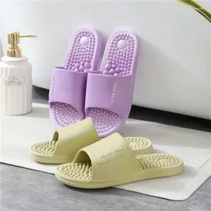 Slippers rosa plana de verão desliza sapatos de banheiro para mulheres 2024 sandálias Mulher verde do pé do pé do pé de baixa qualidade de pouquíssimos verão com caixa SZ 36-45