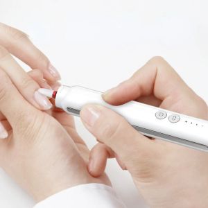 Borrar trådlös nagelborrmaskin uppladdningsbar nagelmanikyr pedikyrfräsande skärare Set Portable Nail File Poleringsutrustning