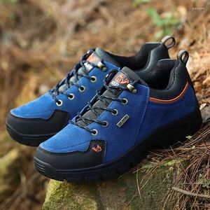 Fitness Ayakkabı Açık Men Yürüyüş Spor ayakkabıları Kalite Sert Giyim Trekking Rahat Kaçak Anti-Sıdlı Zapatos Deportivos Büyük Boyut 47