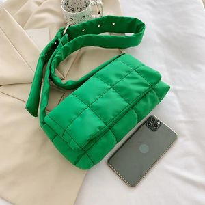 Totes Borsa a tracolla morbida in cotone nylon da donna con patta ascellare piccola pochette di lusso