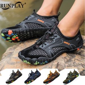 Buty buty do wody dla mężczyzn Trekking Buty turystyczne drenaż plażę Aqua Szybkie suche pływanie boso sandałowe sandałowe wędkarstwo Surfing Sneaker