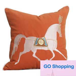 Fashion Modern Minimalist Embroidered Cushion Wholesale Living Room Sofa Hotel Homestay Office Cushion Back Seat Cushions