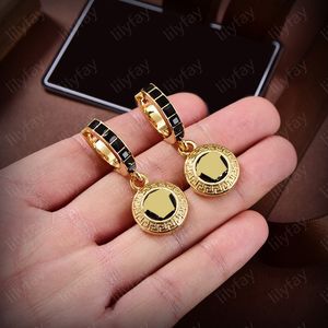 Designer Earrings For Women Luxury Pendant Gold Ear Line Diamonds Hoop Earring Brand Letters Womens Design Stud Fashion Jewelry 925 Silver 8 Colors With Box -7