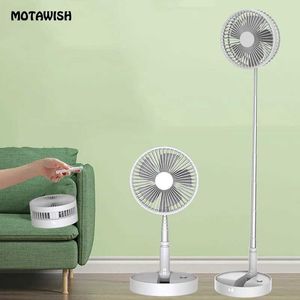 Electric Fans MOTA Foldable Telescopic Mini Fan For USB Battery Floor Fan For Students Portable Small Electric For Bedroom Office Bed For Desk 240319