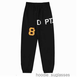 Herren-Graffiti-Hose Galleryse Depts Damen-Jogginghose Galleryes Depts Gesprenkelter Briefdruck Mans Couple Loose Vielseitig Lässig Gerade BWXD4