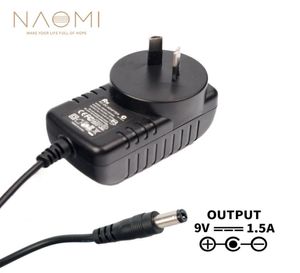 Caricatore alimentatore NAOMI 9V 15A Caricatore adattatore alimentatore AU nero per parti del pedale effetti per chitarra Spina AU Accessori per chitarra7496063