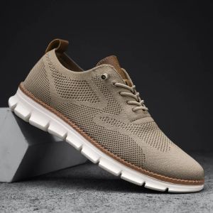 Sapatos de verão masculino tênis de homens macios sapatos casuais