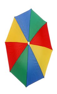 Förhindra Bask i Fishing Hat Paraply Sun Paraply Rain Shine Sun Elastic Tea Pucking Wore A4816062