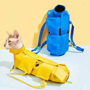 猫のキャリア旅行獣医用ペット用品通気性のあるネイルクリッピングクリーニンググルーミング猫のためのひっかきぶらぶらバッグ
