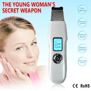 Enheter Portabla ansiktshudrengörare Face Care Tool Antiaging LCD Digital Dead Skin Removal Acne Whitening Nice Gift CS306