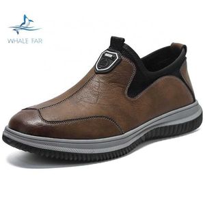 HBP Non-Brand Factory direct sales of new products Best quality fashionable mens brown casual running shoes