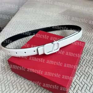 مصمم أحزمة نساء حزام جلدي الحزام الفاخر Cintura Ceinture Men Leash رفيعة الذهب حمراء حزام حمراء الخصر عرض 2.5 سم الحزام