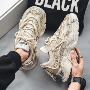 Schuhe Trend Plattform Männer Schuhe Mode klobige Turnschuhe Männer lässige Schuhe atmungsabstimmung Lowtop Sports Dad Schuhe Männliche Fitnessschuhe