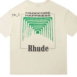 Rhude Shirts Designer-T-Shirts für den Sommer Herren-T-Shirt Modetrendmarke Poloshirt Damen-T-Shirts Kleidung Kurzarm Große Plus-Size-T-Shirts aus 100 % Baumwolle 2942