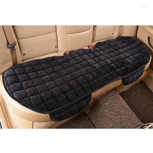 Car Seat Covers Back Rear Cushion Auto Row Grid Four Seasons Protector Mat Vehicle Cover Styling
