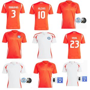 2024 2025 Chile Man Soccer Jerseys Nunez Vidal Alexis Medel Valdes Mendez Suazo Ch.Aranguiz Brereton Diaz Echeverria National Teem Shirt