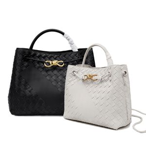 10A Luxury Weave Tote Bag Designer Bag Ladies Simple Handbag Real Leather Woven Shoulder Handväska Kvinnor stor kapacitet shoppingväska crossbody väska