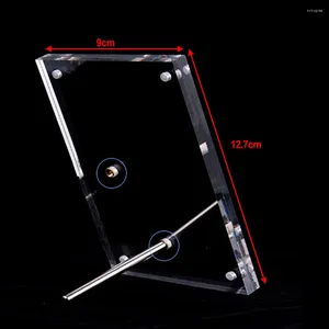 Frames Po Frame Magnetic Office Stand TableTop Transparent Clear Acrylic Durable Family Holder Picture Replacement