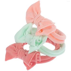 Bandanas 3pcs Bowknot Headbands For Baby Delicate Bow Shower Party