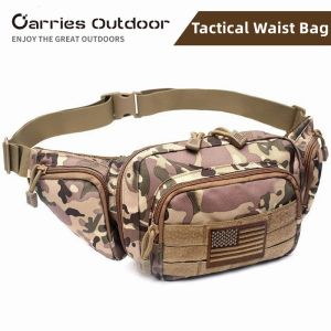 Väskor Taktisk midjepåse Dump Pouch Justerbar militärbälte Fanny Holster Outdoor Cycling Climbing Hunting Bag